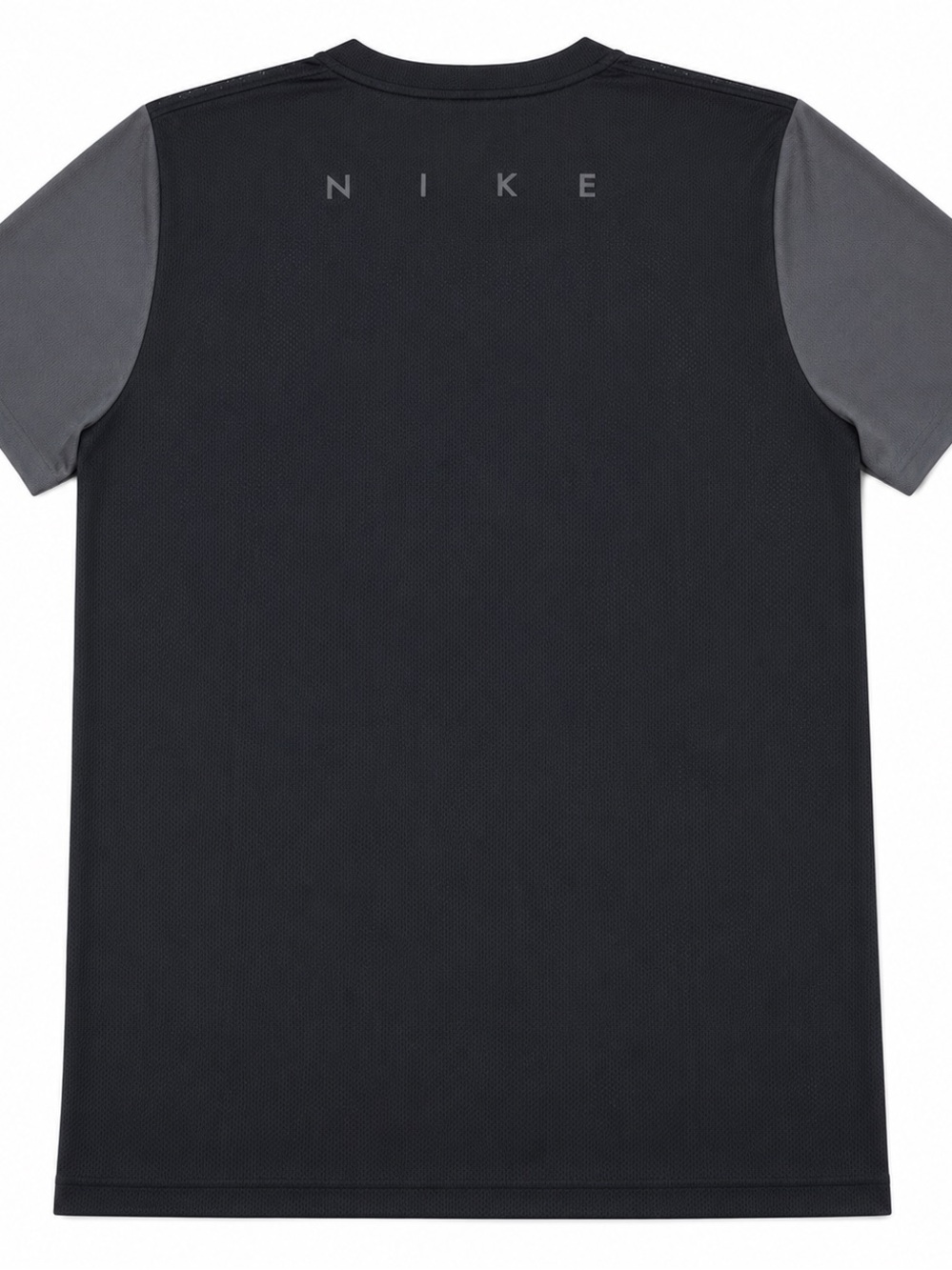 Nike Men’s X-Large Black & Gray Short-Sleeve Performance Shirt
